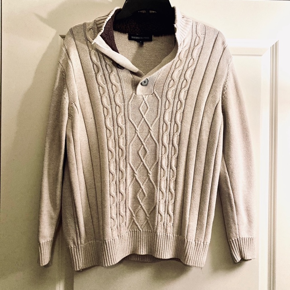 Men’s Tricots St Raphael Button Sweater